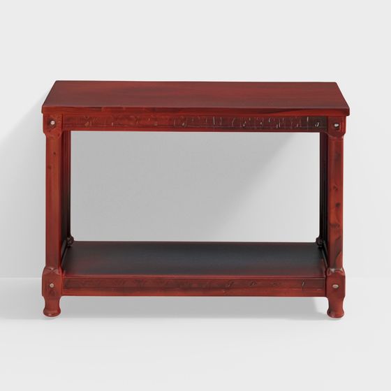 Wooden Small Low Table for Functional Spaces