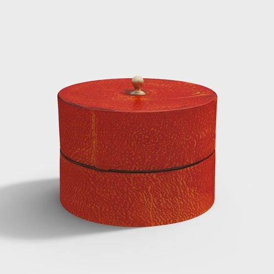 Cylindrical Decorative Box for Stylish Storage