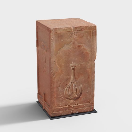 Ancient Castle Gate 3D model