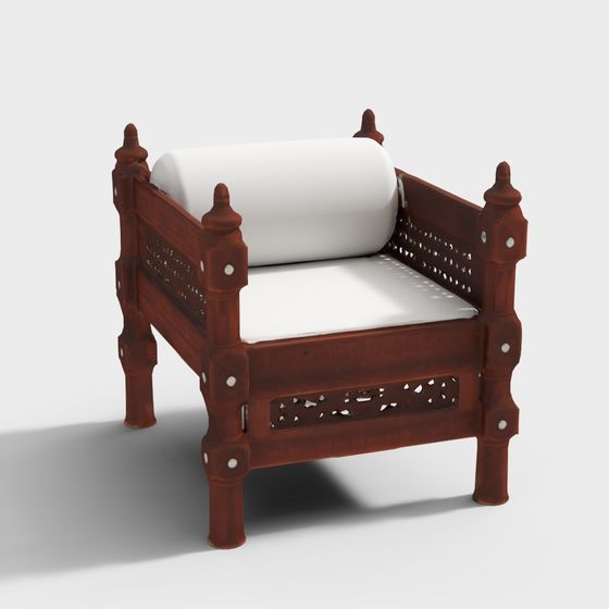 Vintage Sofa Chair 3D Model