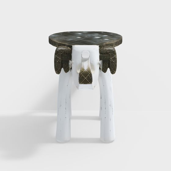 Ancient Charm Stool 3D model for Creative Projects
