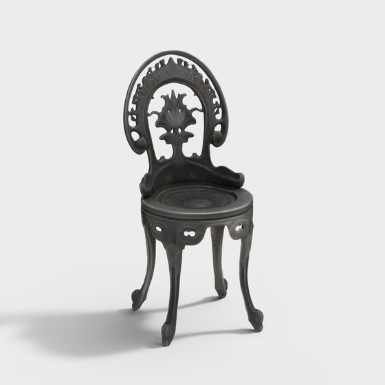 Victorian Elegance 3D model Chair
