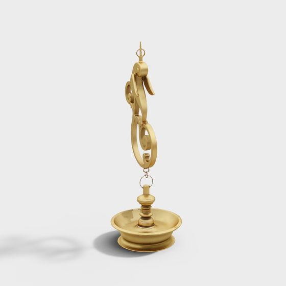 Small Carved Ornaments 3D Model