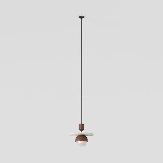 Modern Minimalist Pendant Light 3D model