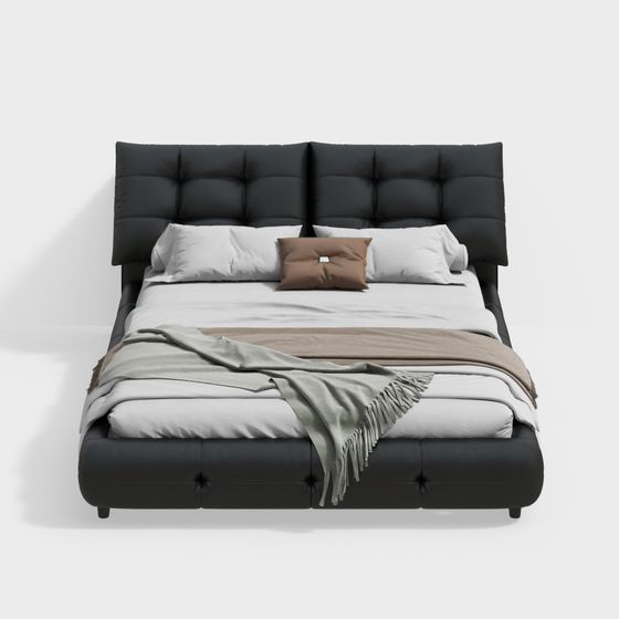 Urban Comfort 3D Model Bed