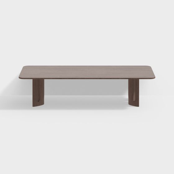 Sleek Coffee Table 3D model for Modern Interiors