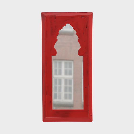 Vintage Red Window 3D model for Nostalgic Spaces