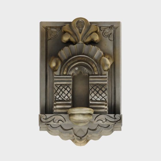 Vintage Fountain Low-Poly 3D model