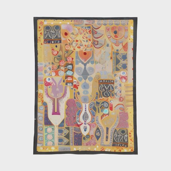 Abstract Art Mirror 3D model for Creative Projects