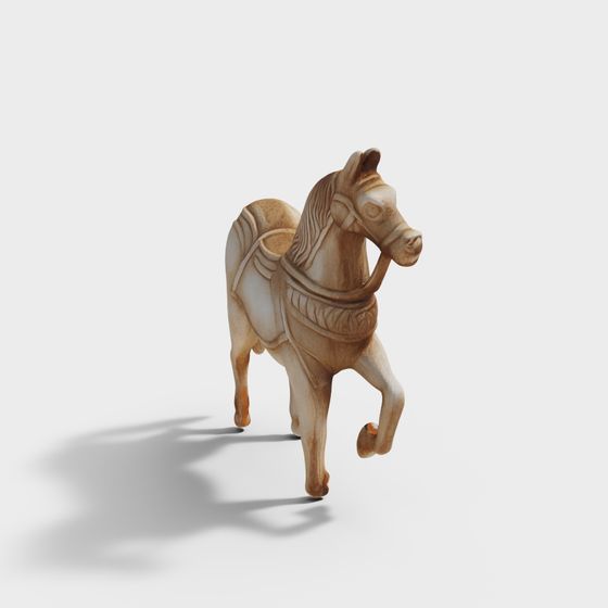 Galloping Steed 3D Model for Creative Projects