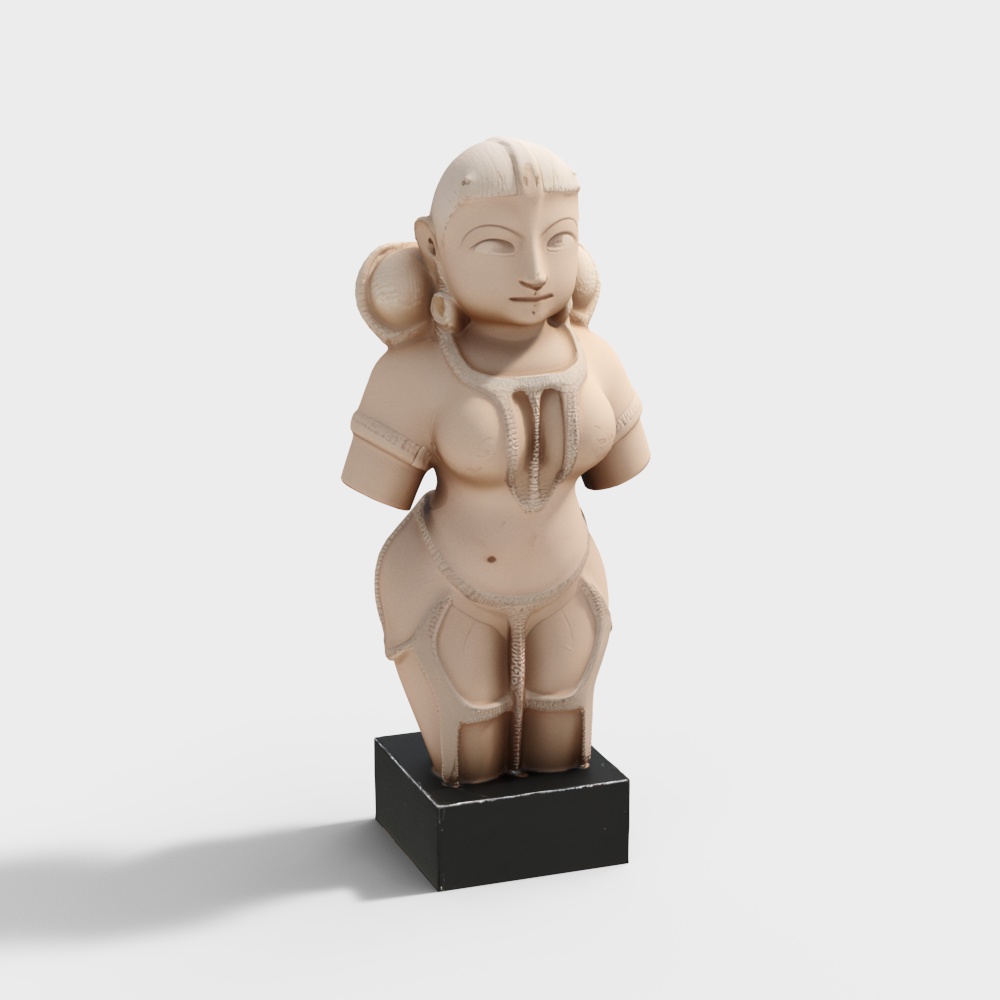 Ancient Egyptian Girl 3D model