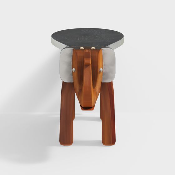 Wooden Decorative Stool for Stylish Seating