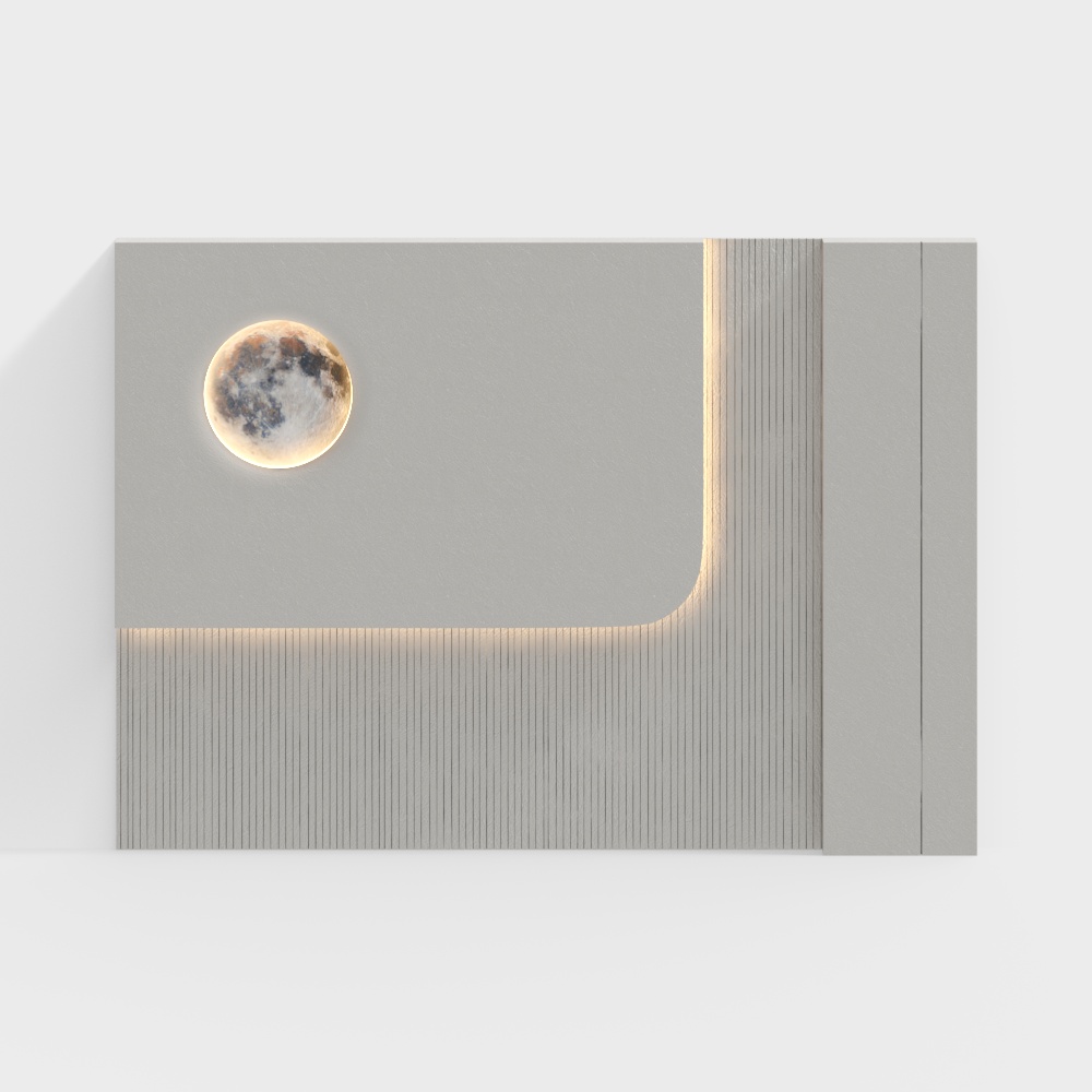 Cream Planet TV Background Wall