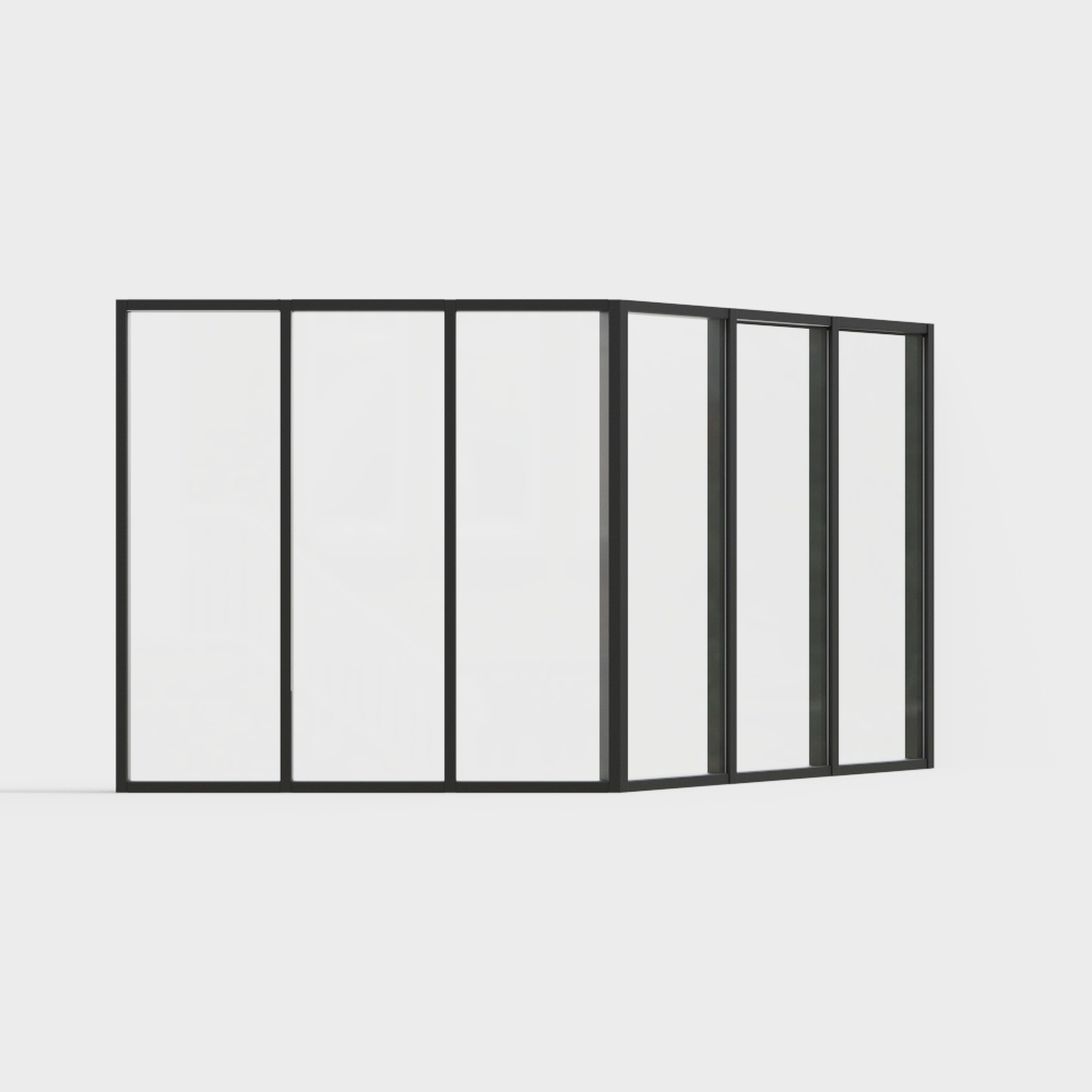 Современное угловое окно 2