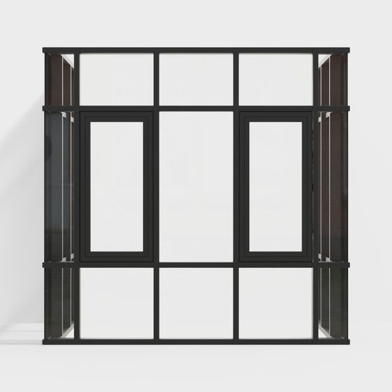 Low Poly Modern Window 3D model