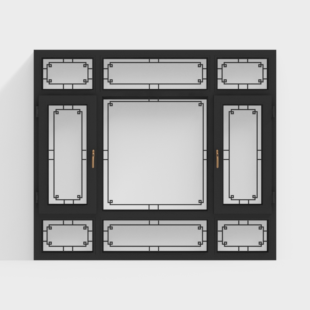 Modern Black Window 11