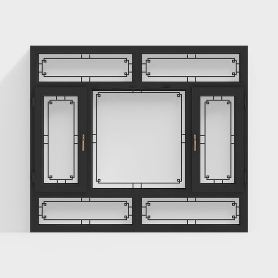 Cửa sổ đen hiện đại 13