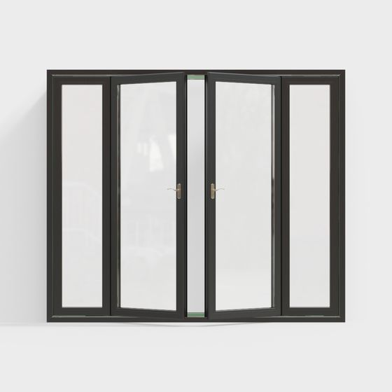 Stylish Folding Door 3D model for Modern Architecture