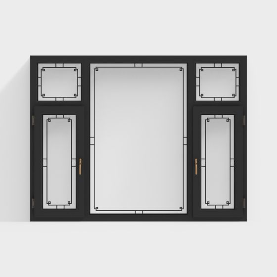 Cửa sổ đen hiện đại 12