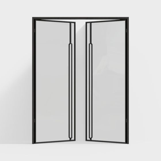 모던 미니멀리스트 유리문