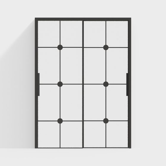 Industrial Style Window 3D model