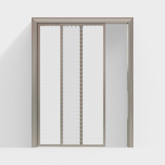 Sleek Sliding Door 3D Model