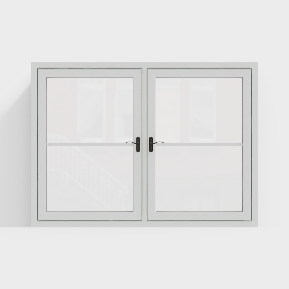 Modern White Window 3