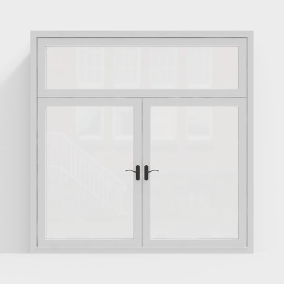 Low Polygon Window 3D Model for Modern Design