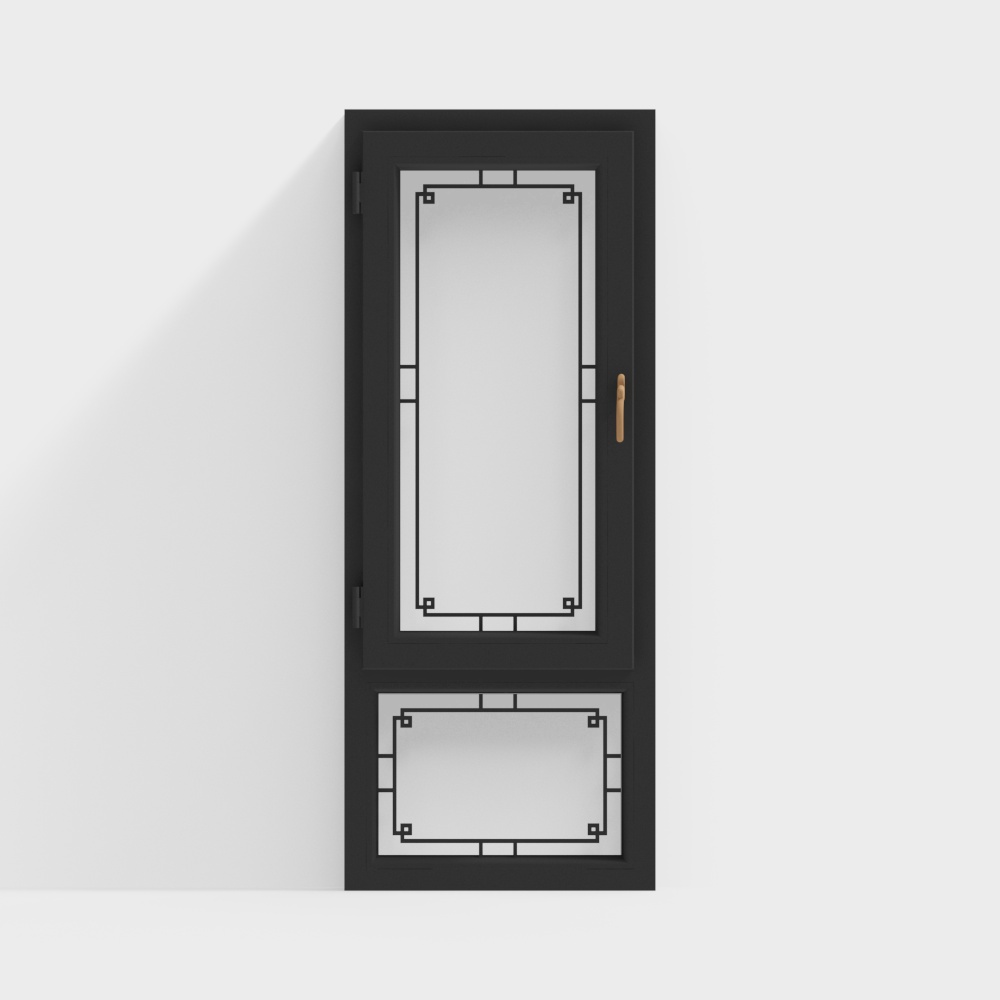 Modern Black Window 19