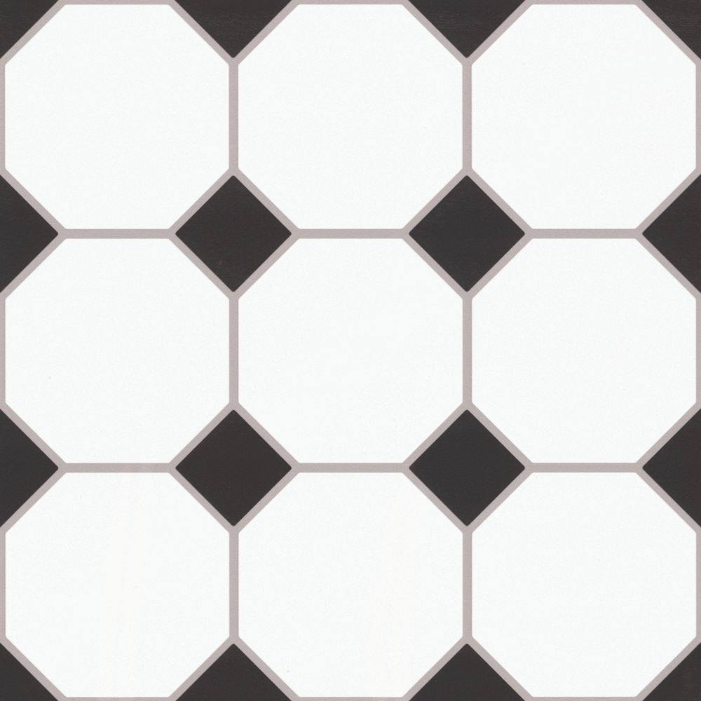 Nine-Square Grid Flower Tile 300x300