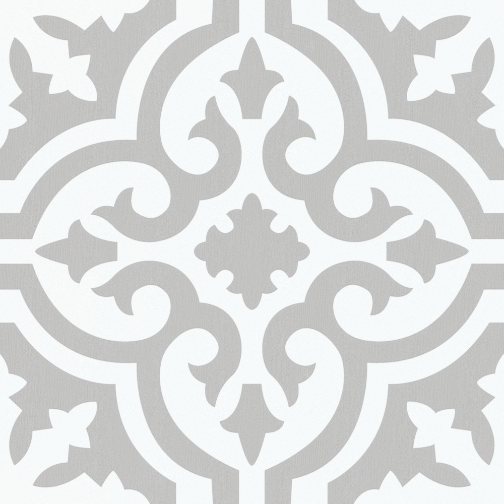 Light-Colored European Floral Tiles 300x300