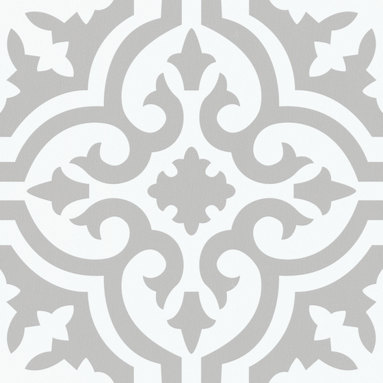 Light-Colored European Floral Tiles 300x300