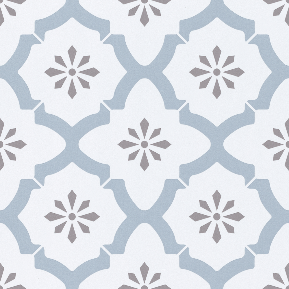 Small Flower Geometric Tile 300x300