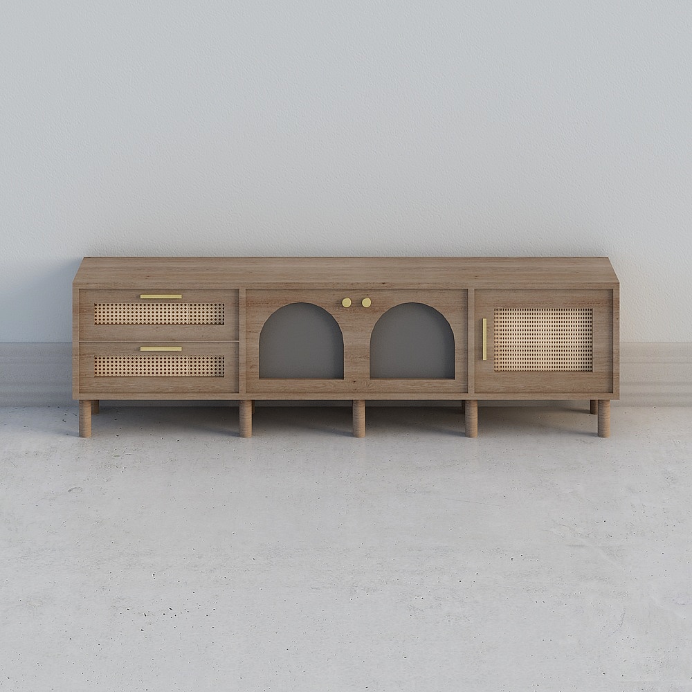 City Light TV Stand 3D model