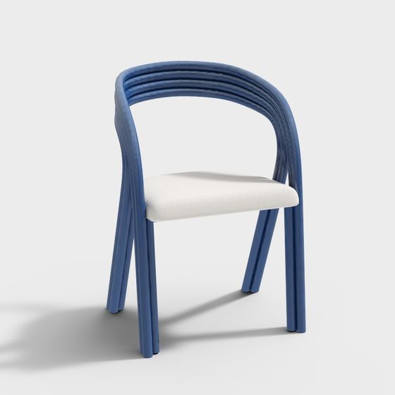Unique Low-Poly Chair 3D model