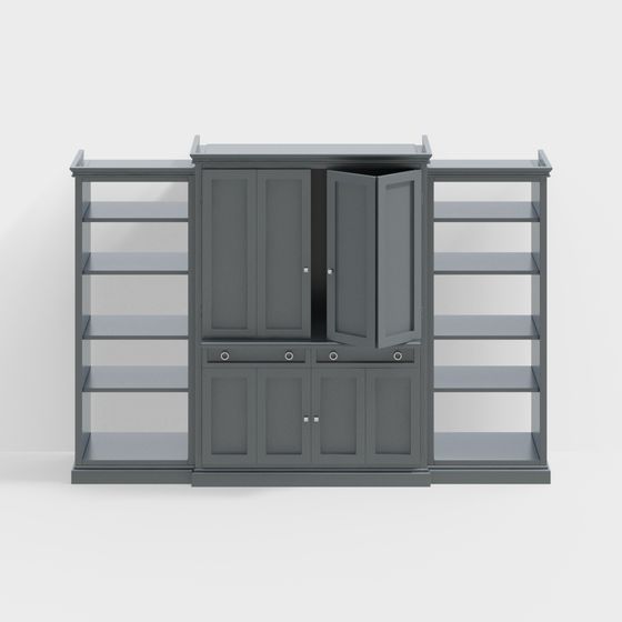 City Library 3D model for Modern Interiors