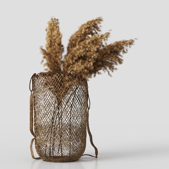 Ornement Décoratif de Style Wabi Sabi