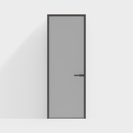 Sleek Minimalist 3D Model Door for Contemporary Spaces