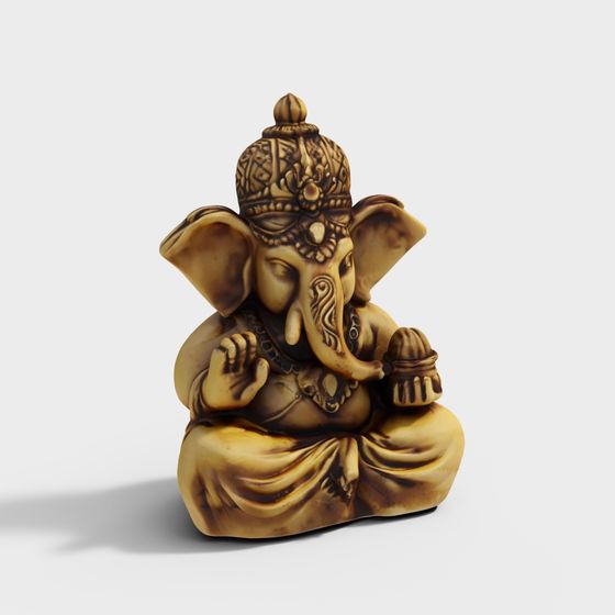 Ganesha 3D Model for Creative Projects