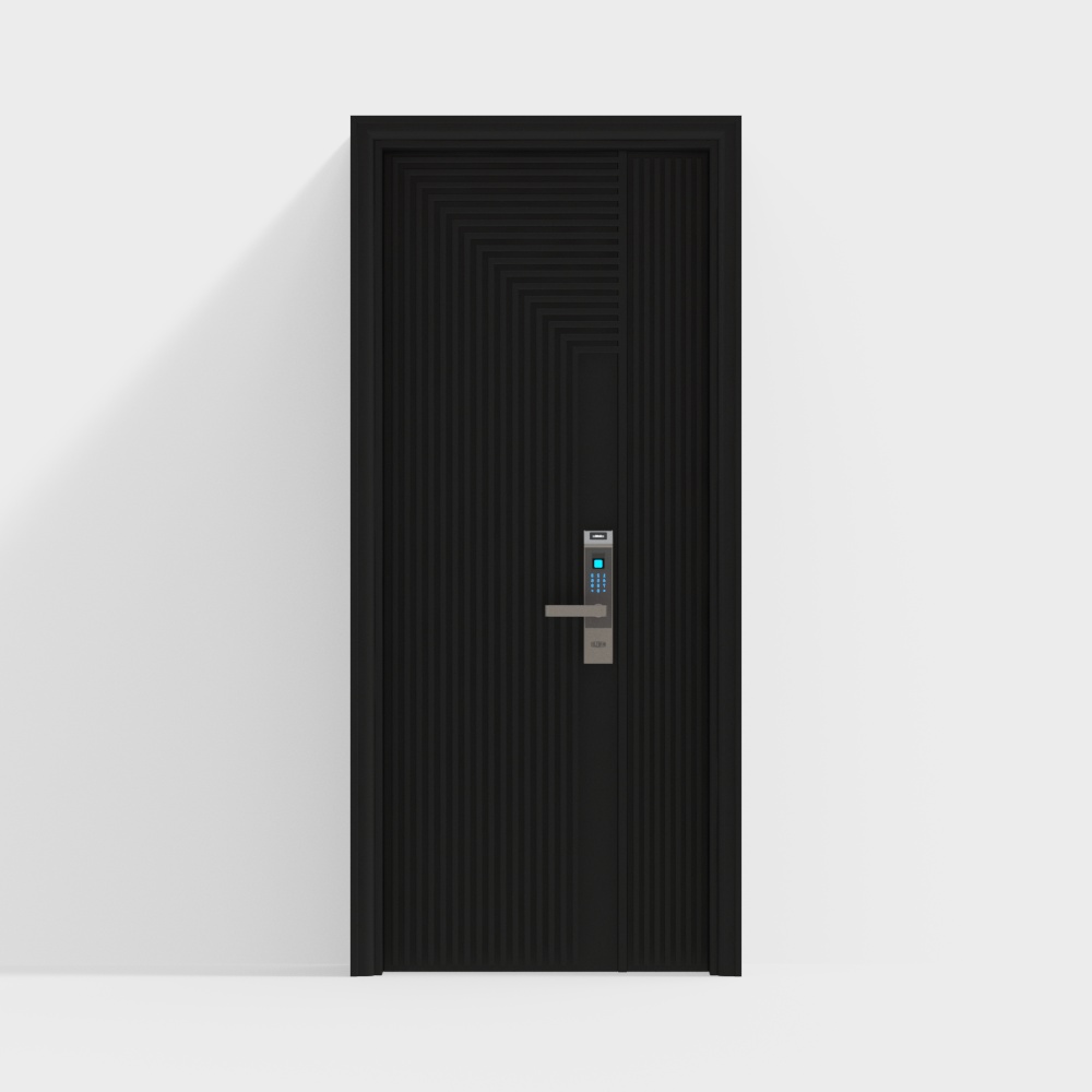 Urban Gate 3D Model – Minimalist Futuristic Design