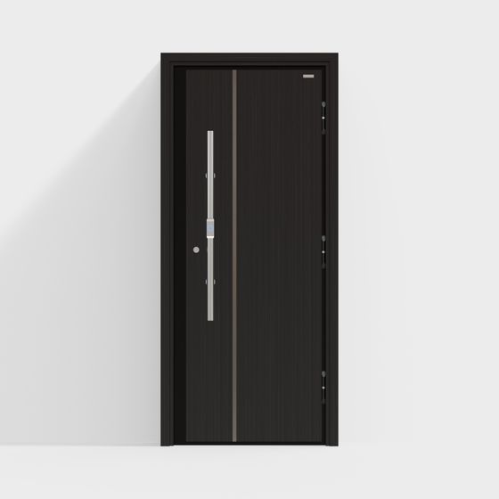 Stylish Smart Door 3D model for Modern Spaces