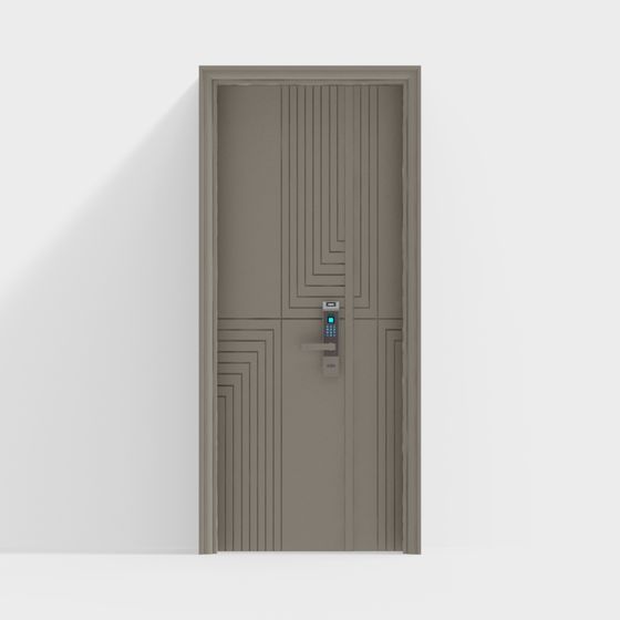 Elegant Smart Door 3D model