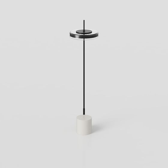Minimalist Floor Lamp 3D model for Modern Design