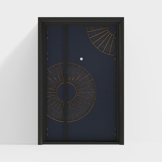 Futuristic Door 3D model