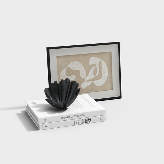 Origami Shell 3D model - Minimalist Design