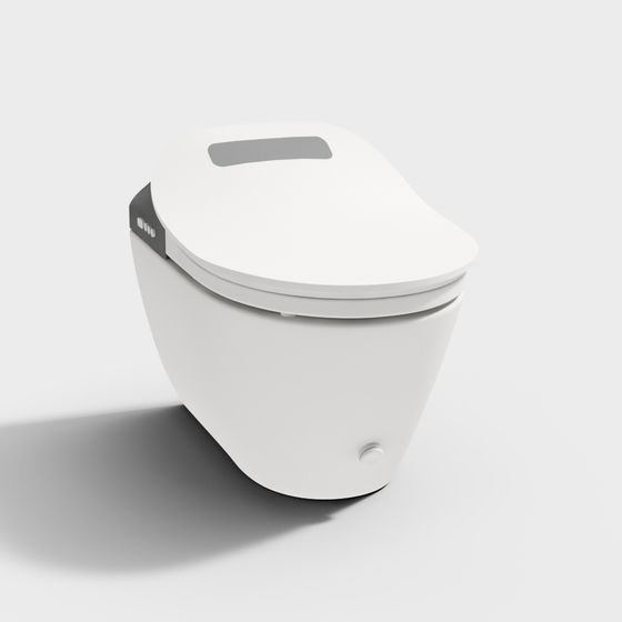 Smart Toilet 3D model for Modern Interiors