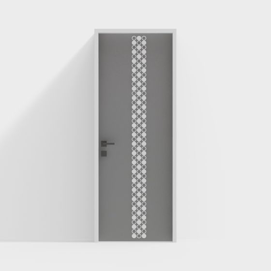 Geometric Door 3D model - Modern Minimalist Design