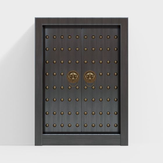 Chinese Ancient Door 3D Model