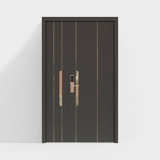 Sleek Modern Door 3D model for Creative Projects