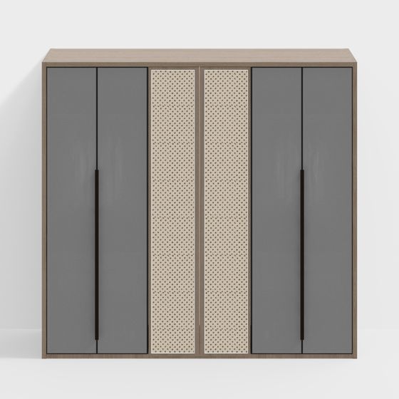 Elegant Minimalist Storage Cabinet 3D model